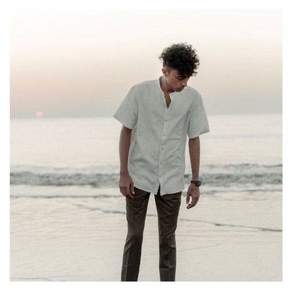 [BRU-0001-XS-BLA] Camisa Popelín Manga Larga (Blanco, XS)