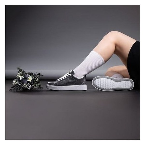 [BRU-1121-S-NEG] Calcetín Deportivo Pack 5 (Negro, S)