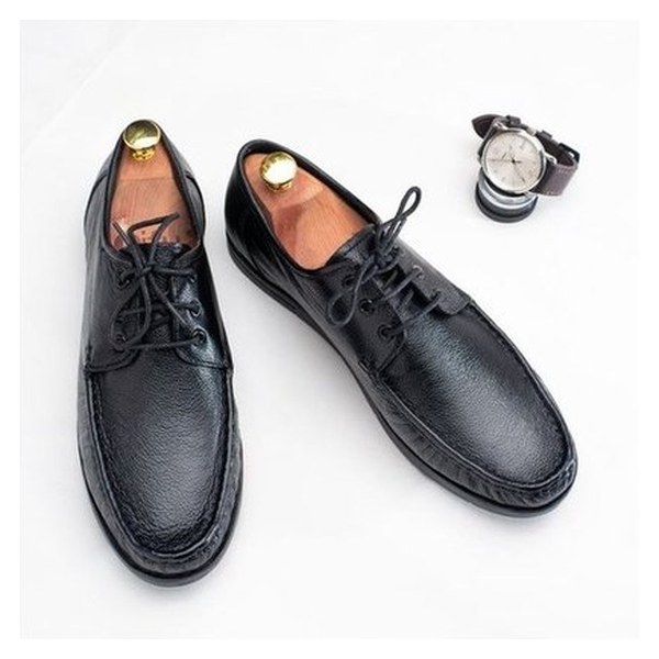 [NOR-0885-39-NEG] Zapato Blucher Piel (Negro, 39)